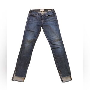 Women's Frame 'Le Skinny De Jeanne' Raw Hem Denim Jeans Size 26